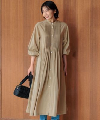 集英社HAPPY PLUS STORE23区（ニジュウサンク）/【新色追加/洗える】ヴィンテージライトタフタ ブザム ワンピース