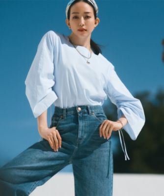集英社HAPPY PLUS STORE23区 S（ニジュウサンク エス）/【Oggi4月号掲載/洗える】CANCLINI デザインスリーブ ブラウス
