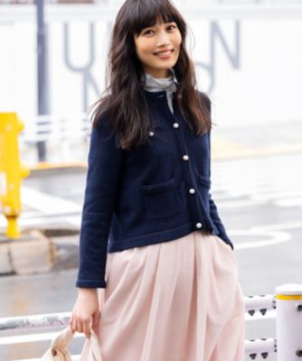 FOXEY Tweed Compact ツイードニットジャケット 44331 Jacket 