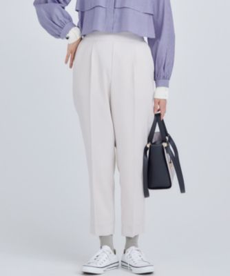 集英社HAPPY PLUS STORE組曲（クミキョク）/【美シルエット・ストレッチ・シワになりにくい】オシャクロス テーパードパンツ