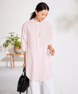 自由区　【洗える】SOMELOSテンセルチュニック シャツ 自由区｜【洗える】SOMELOSテンセルチュニック シャツ | Rakuten