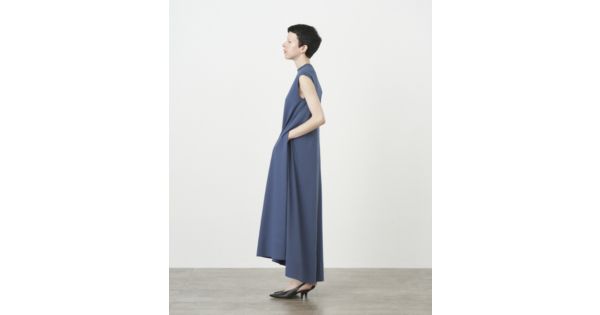 ATON(エイトン)の48/2 ORGANIC JERSEY | ノースリーブドレス通販 eclat 