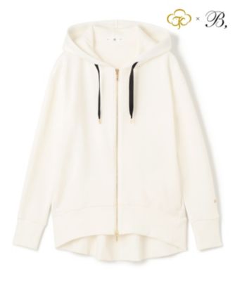 BEIGE， Organic Cotton Sweat / Zip up Parka スウェットパーカー