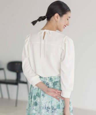 集英社HAPPY PLUS STORE組曲 S（クミキョク　エス）/ライトアムンゼンジャージーバックリボン トップス