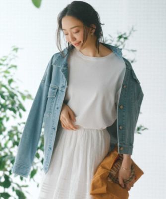 集英社HAPPY PLUS STORE23区（ニジュウサンク）/【新色追加/VERY5月号掲載】レーヨンポリエステルストレッチ プルオーバー ニット