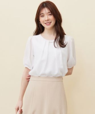 集英社HAPPY PLUS STOREany SiS（エニィスィス）/【吸水速乾・UVケア・接触冷感】コンフォートジャージー ブラウス