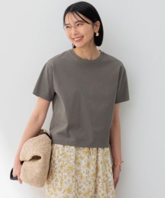 集英社HAPPY PLUS STORE23区 L（ニジュウサンク エル）/【洗える】スビンギザ クロップド Tシャツ