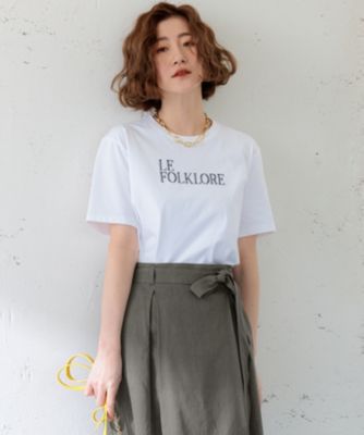 集英社HAPPY PLUS STORE23区 L（ニジュウサンク エル）/FOLKLORE ロゴTシャツ