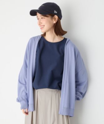 集英社HAPPY PLUS STOREany FAM（エニィファム）/【洗濯機可/接触冷感/UVカット】ニットフーディーカーディガン