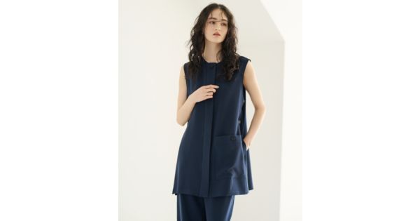 Newans(ハッシュニュアンス)の〈笹川友里さんコラボ〉ロングシャツ 