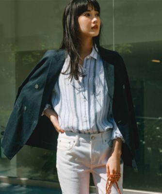 集英社HAPPY PLUS STORE23区 S（ニジュウサンク エス）/【Oggi8月号掲載/洗える】LIBECO ベーシック シャツ