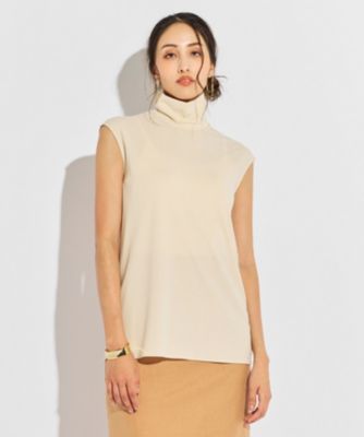 集英社HAPPY PLUS STOREBEIGE，（ベイジ）/MELLE / ハイネックトップス