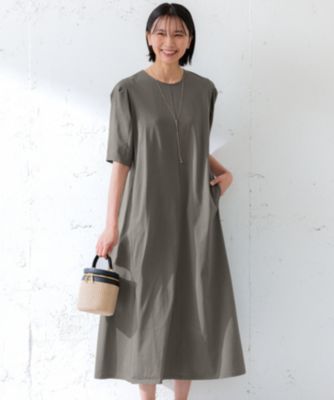 専用【洗える】ALBINIコーコラン タックスリーブ ワンピース 洗える】ALBINIコーコラン タックスリーブ ワンピース / 23区