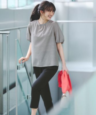 ANY SIS(エニィスィス)の【洗える】シアーストライプ ブラウス