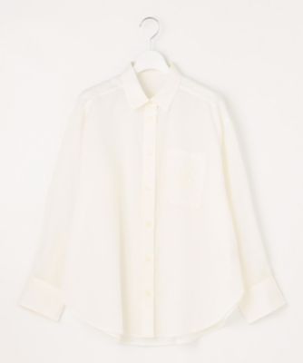 自由区(ジユウク)の【洗える】テンセルリネンベーシック シャツ通販 