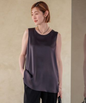 仏製40年前バック～兎毛皮～日本製スーツ～綿シャツ～ニット～タンクトップ 新見本工場】ひつじタンクトップ