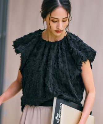 集英社HAPPY PLUS STOREBEIGE，（ベイジ）/【VERY NaVY 6月号掲載】 FRANCETTE / ジャガードトップス