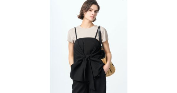 23区 L(ニジュウサンク エル)の【洗える】リネンレーヨンストレッチ 