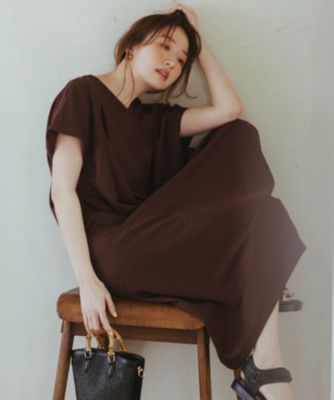 集英社HAPPY PLUS STOREANY（エニィ）/【洗濯機可/ストレッチ】ナチュラルワッシャーワンピース