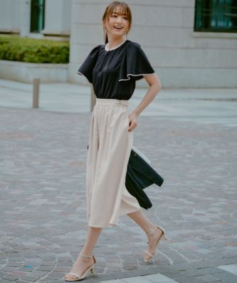 集英社HAPPY PLUS STOREany SiS（エニィスィス）/【接触冷感・UVカット・吸水速乾】サラキレイワイド パンツ