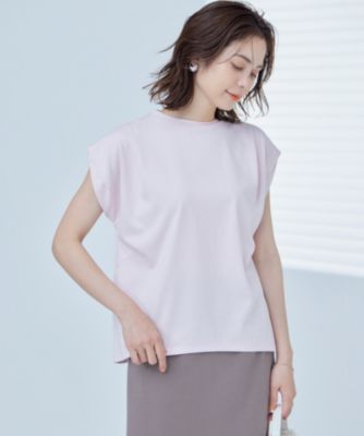 集英社HAPPY PLUS STORE組曲（クミキョク）/GIZAプレーティング天竺フレンチスリーブ Tシャツ