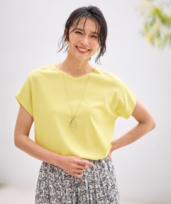 集英社HAPPY PLUS STOREANY（エニィ）/【洗濯機可/UVカット/アンチピリング】ハーフスリーブニット