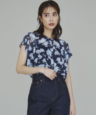 23区(ニジュウサンク)の【洗える】Ratti シャドーフラワー