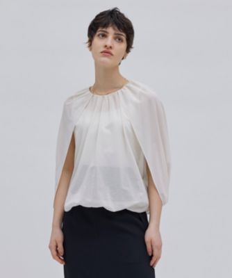 集英社HAPPY PLUS STOREBEIGE，（ベイジ）/【洗える・Oggi 9月号掲載】BAC / バルーンシルエットブラウス