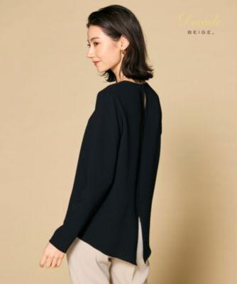 集英社HAPPY PLUS STOREBEIGE，（ベイジ）/【洗える】SHELBY / ロングスリーブブラウス