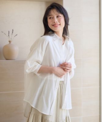 集英社HAPPY PLUS STOREany FAM（エニィファム）/【手洗い可能】シアーシャツブラウス
