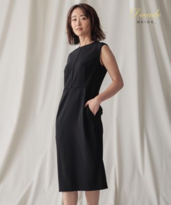 集英社HAPPY PLUS STOREBEIGE，（ベイジ）/CINDY / クルーネックドレス