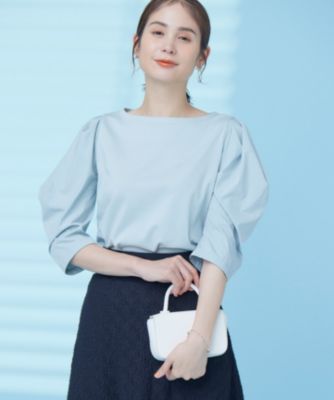 集英社HAPPY PLUS STORE組曲 S（クミキョク　エス）/【接触冷感】コンビネーションポンチデザイン カットソー