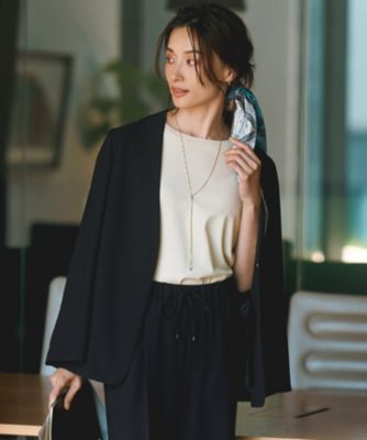 美品] 2024 Autumnモデル 23区 ニジュウサンク ボウタイブラウス 23区