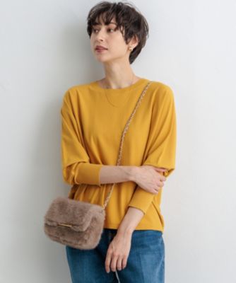 　【洗える/ご好評につきカラー追加】ヴィスコースストレッチ ドルマン ニット