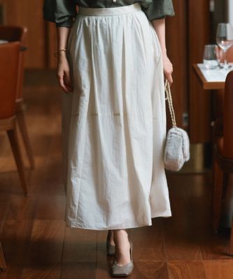 集英社HAPPY PLUS STORE23区 S（ニジュウサンク エス）/【洗える】ナイロンコットンポプリン スカート