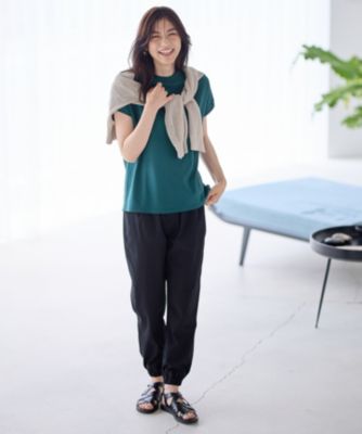 集英社HAPPY PLUS STOREANY（エニィ）/【洗濯機可/ストレッチ/ウエストゴム/UVカット】大人の7daysジョガーパンツ