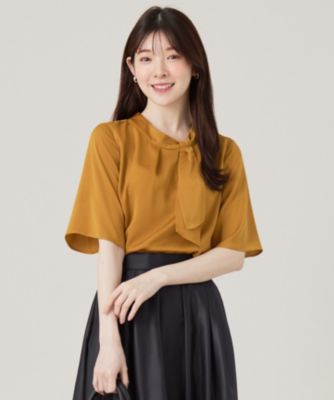 集英社HAPPY PLUS STOREany SiS（エニィスィス）/【洗える】トロミサテンボウ ブラウス