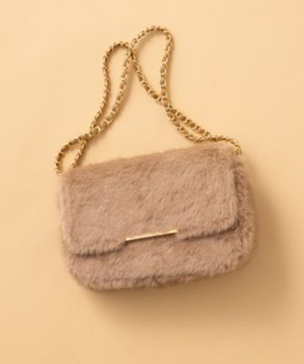 フェイクファー ショルダーバッグ / 23区 | ファッション通販