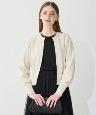 集英社HAPPY PLUS STORE23区 L（ニジュウサンク エル）/【APPLAUDIR】スパングル コンパクトカーディガン