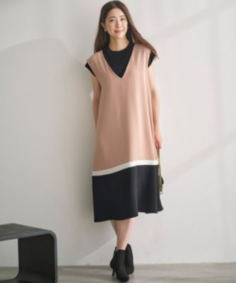 集英社HAPPY PLUS STORE組曲（クミキョク）/【2SET・WEB限定】バイカラー ジャンスカニットセット