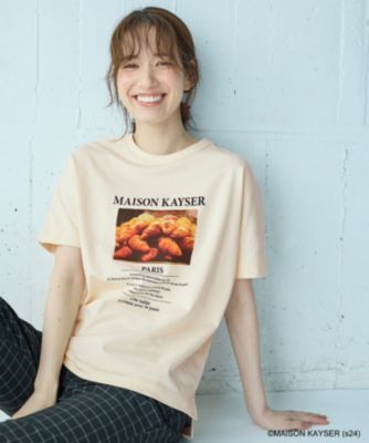 集英社HAPPY PLUS STOREany FAM（エニィファム）/【MAISON KAYSERコラボ】フォトプリント半袖Tシャツ