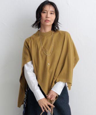23区 S(ニジュウサンク エス)の【洗える】コンパクトウール ポンチョ 