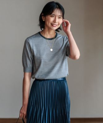 未使用級✨22AW✨23区 ウールタートルネックノースリーブニット