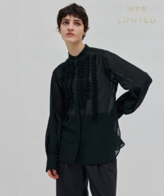 集英社HAPPY PLUS STOREBEIGE，（ベイジ）/【洗える・WEB限定】MOYE / フリルブラウス