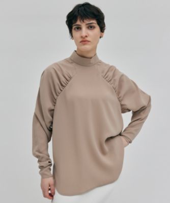 集英社HAPPY PLUS STOREBEIGE，（ベイジ）/【洗える・GISELe 12月号掲載】FLEUR / ギャザーブラウス