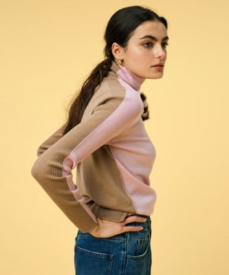 BEIGE, ベイジ 4 LA MONNAIE ラモネタートルネックニット BEIGE, ベイジ 4 LA MONNAIE ラモネタートルネックニット