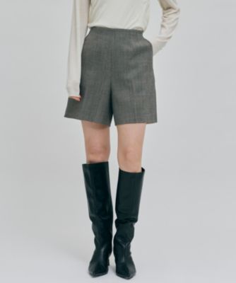 集英社HAPPY PLUS STOREBEIGE，（ベイジ）/GRANET / ウールリバーショートパンツ