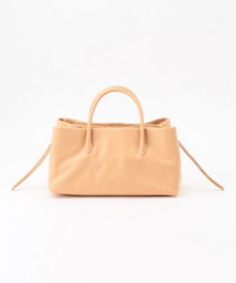 集英社HAPPY PLUS STOREBEIGE，（ベイジ）/【一部店舗限定】MARY AL TERNA / RIKYU レザーハンドバック