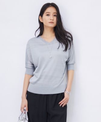 ICB｜【洗える】レーヨンブレンド ドルマンスリーブニット
