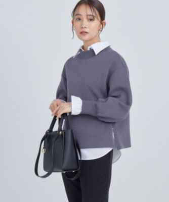 集英社HAPPY PLUS STORE組曲（クミキョク）/ダンボールジャージー モックネックスウェット